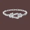 Collier Bracelet Designer Bijoux Chaîne Horseshoe Feme Summer 2022 Nouveau bracelet en diamant complet Gold Small Fashion Original1289493