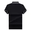 100% хлопок высококачественная рубашка Polos Fashion Brand Brand Panel Panel Matching Fashion European Casual футболка S-6xl