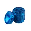 Concave Anti-skid Cigarette Herb Grinders Smoking Accessories 4 Layers Aluminum Alloy Height 65 mm OD 62mm GR441