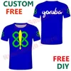 Yoruba Pessoas Camiseta Personalizado Tribo Bandeira T-shirt Yorubas Roupas Étnicas Imprimir Esportes Nigéria Nacional Streetwear Camiseta 220609