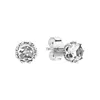 Серьги Sparkling Crown Cring Set Set для Pandora Real 925 Серебряные дизайнерские ювелирные изделия для женщин Высококачественные роскошные кольца Серьера с оригинальной коробкой