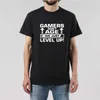 Heren t shirts gaming zomers mannelijke t-shirt gamers niet verouderen, we nivelleer gewoon contrast katoenen tee computer tops shirt voor mannen