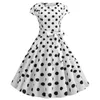 Casual jurken kleden zwangerschapsoverhemden voor dames 50s vintage cocktail halster halter 1950s rockabilly feest petite midi dresscasual casualcasual