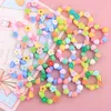 Charms 100pcs słodki słonecznik Tulip Calla lotos wieńca girland żywica płaska back cabochon DIY telefon komórkowy/rzemiosło/akumulator