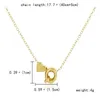 Fashion Creative Love 26 English Letters Simple Necklace Wild Peach Heart Short Clavicle Chain301q