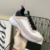 41 size Women Platform Sneakers shoes lady tide girls increased Thick Bottom Sport Sneakers Genuine Leather Chunky Sneaker Trainers