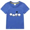 T-Shirts Çocuk Tişörtüleri Erkekler ve Kızlar İçin Tişörtler Tshirts Çocuk 2-12 Yıllık Toddler Pamuk Karikatür Tee Üstler Giyim Kısa Shirts