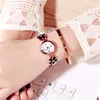 2022 Dropshiping Lvpai marca de lujo relojes de oro y cristal pulsera de moda para mujer reloj de pulsera de cuarzo con diamantes de imitación relojes de moda para mujer B2