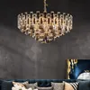 Pendant Lamps Luxury Crystal Chandelier Luxury Atmospheric Villa Hotel Lobby Lighting Model Rooms Bedroom Dining Room Chandeliers