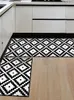 Tapijten Lange keukenvloer Mat Zwart Witte badkamer Ingang Deur Slaapkamer Woonkamer Bevel Tapijten Tapet Tapete Tapijtcarpets