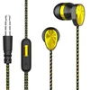 100% nieuwe hifi bedrade hoofdtelefoons in-ear oortelefoon externe stereo 3,5 mm headset oordopjes met microfoonmuziek oortelefoons voor iPhone Samsung Huawei Alle smartphones