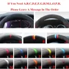 Steering Wheel Covers Customized Car Cover Non-slip Braid Leather Accessories For Elantra 2011-2022 Avante I30 2012-2022Steering CoversSteer