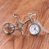 10-stcs fiets sleutelhanger pocket horloge creatief model handwerk retro kantoortafel decoratie tabel-853-6