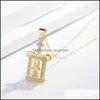 Colares pendentes Cruz Colar Colar Wholesale Fashion Religion Church Gold Gold Drop Deliver