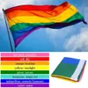 Wholesale LGBTQA Different Rainbow Flags 3x5FT 90x150cm Lesbian Gay Parade Banners LGBT Pride Flag Polyester Colorful GCA13134