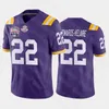 Ceo9 Joe Burrow Tigers Camiseta de fútbol americano universitario Clyde Edwards Helaire Grant Delpit Justin Jefferson Odell Beckham Terrace Marshall Jr. Kayshon