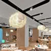 Pendant Lamps Cloud Lamp Nordic Style Creative Art Silk Lighting Children's Club Engineering Restaurant ChandelierPendant