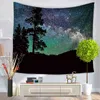 Tree Carpet Wall wiszący psychodeliczny las z ptakami dywaniki bohemian mandala hippie gobelin do sypialni dekoracje mural J220804