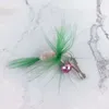 Cat Toys Lovely 5sts ersättare Feather Toy Funny Interactive Teaser Refill Butterfly Simulation Pet Supplies