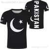 Pakistan T Shirt DIY Ücretsiz Özel İsim Numarası Pak T-Shirt Nation Flag İslam Arapça İslami PK Pakistan Arap Baskı Po Giyim 220702