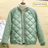 Women's Plus Size Outerwear & Coats Short Cotton Coat Women Autumn Winter Lambswool Splice Parka Loose Warm Female Cotton-padded Jacket Zip