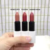 Dropshipping TOP Quality Brand Satin Lipstick Matte lipsticks 3.5g Rouge a levres 3 color Waterproof Long Lasting Lip Makeup Cosmetics