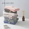 Drap de lit imprimé japonais, bon produit, coton lavé, ajusté, pur, Simple, couleur unique