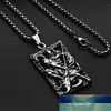 Fashion Titanium Steel Pendant Necklace Boys Pendants Personality Hipster Ornament Six-Pointed Star Seat Hip Hop