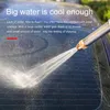 Premium Garden Water Hose Self Coiling Recoil Retractable Coil Sprayer Soap Dipenser Bottle Watering Spray Nozzle Sprinkler 220615