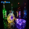 Year Christmas Holidays Holiday Lights Ornaments Furniture Toys Wine Bottles Decorative LED Cork Wire Y201020