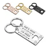 Gepersonaliseerde Valentijnsdag huwelijksverjaardag cadeau paar Keychain voor vriendje vriendin initialen brief en date sleutelhanger