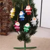 Nuovi 6 pezzi/borsa Mini pendenti con Babbo Natale Ornamenti appesi Festival Decorazioni natalizie Decorazioni natalizie Regali accessori natalizi