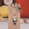 Kreki Anime Man Acrylic Blakin dla Denji Pochita Power Makima Reze Aki Hayakawa Fani Kolekcja Klucz RingKeyChains9295062