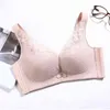 Kvinnor spetsar push up bras ultra tunn andningstråd gratis väst underkläder samlade justerbar braltett cup c bekväm underkläder T220726