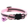 Pet Bell Collars Dog Cat Night Anti-Lost Reflective Collar Puppy Cats Bezpieczeństwo Klamra Anti-Napinka Zwierzęta Anti-Lost Tool Bh6410 Wly