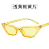 Lunettes de soleil dames Cat Eye 2022 Fashion Jelly Color Lunes Sexy High Quality Triangle Purple UV400Sunglasses6095320