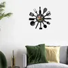 Horloges murales Horloge d'enregistrement Design moderne Couteau décoratif et fourchette Cuisine Montre suspendue Home DecorWallWallWall