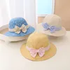 Цветочные напечатанные детские ведро шляпа милые луки сладкие принцессы дети рыбацкие шапки пружины лето ребенок мальчик девушка солнцезащитные шляпы