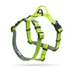 Dog Harness Collars反射ナイロンリボンウォータープルーフ反射ストリップ位置4ポイント調整ペットベスト414 D3