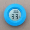 Hygrometer Mini Thermometer Fridge Hygrometer Portable Digital Temperature Instruments Acrylic Round Hygrometers Humidity Monitor Meter Detector