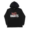 mens hooded hooded sweater for lovers big V print loose size loose coat hoodies jackets coats