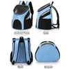 Transportador de estimação dobrável Backpack Backpack Cat Cat ao ar livre Pacote portátil Zipper portátil Mesh Out Breath 220510