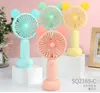 Handheld mini Electric Fans USB charging student portable super quiet cartoon small office large wind suitable indoor and outdoor