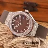 Ladies Luxury Watch High-Waterproof Watch Guma Watchband High-Watch Watch Hurtowa 33 mm RWTI