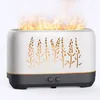 Air Freshener USB Simulation Flame Night Light with 200ML Water Tank Humidifier Aroma Diffuser