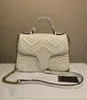 Moda 446744 Marmont Kadın Lüks Tasarımcılar Çanta PU Deri Kadın Çanta Anahtar Kart Cüzdan Çanta Messenger Crossbody Omuz Çantası Uy-P