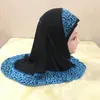 Etniska kläder barn hijab för muslimsk tjej barn islam barn omedelbar motorhuv blommor hijaab mössor islamisk halsduk huvuddukarfethnic2825
