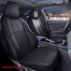 トヨタのカスタムフィットカーシートカバーは、フェイクレザーと後列デバイスの装飾アクセサリーを備えたC-HRフルセットを選択