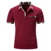 Polo da uomo Polo da uomo casual da lavoro estiva T-shirt da uomo manica corta 35% cotone Polo alta quantità Abbigliamento da uomo 220621