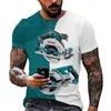 Werkzeuge 3D Druck Männer T-shirt Sommer ONeck Kurzarm Werkzeuge Casual Lose Unisex Große Größe T-shirt Tops 6XL 220607